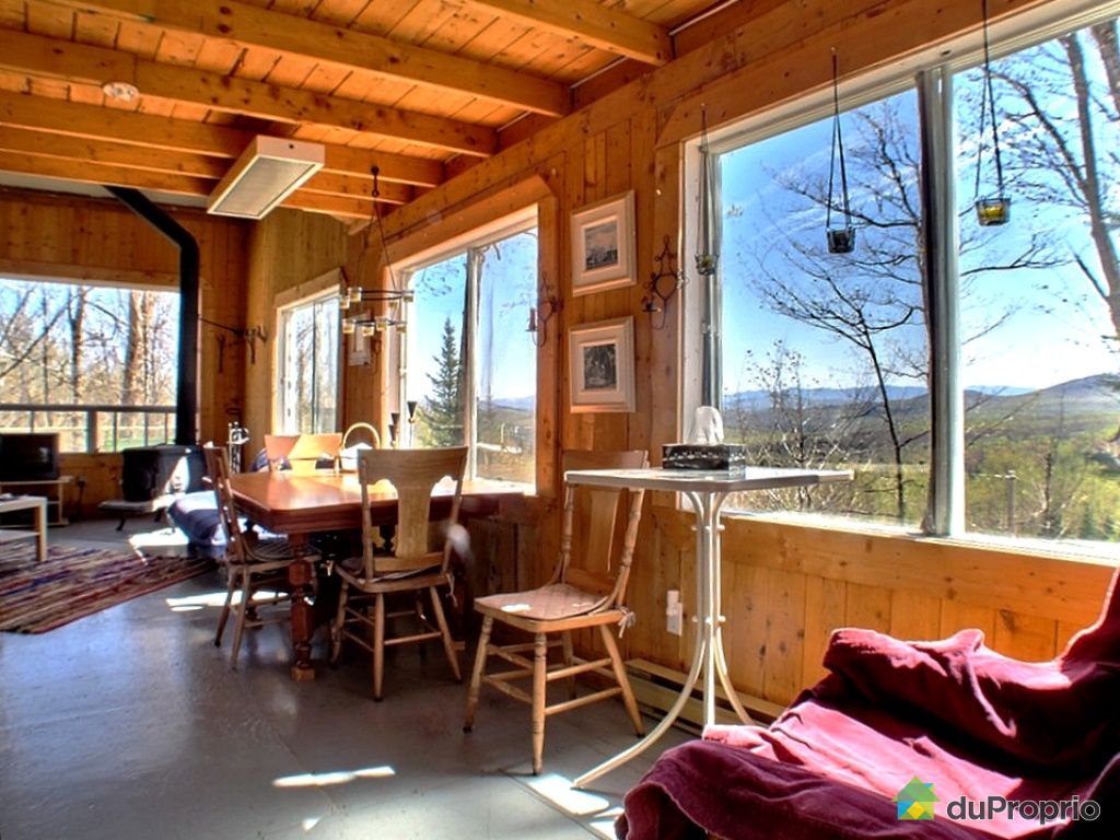 Chalet vendu NotreDameDesBois, immobilier Québec DuProprio 422769
