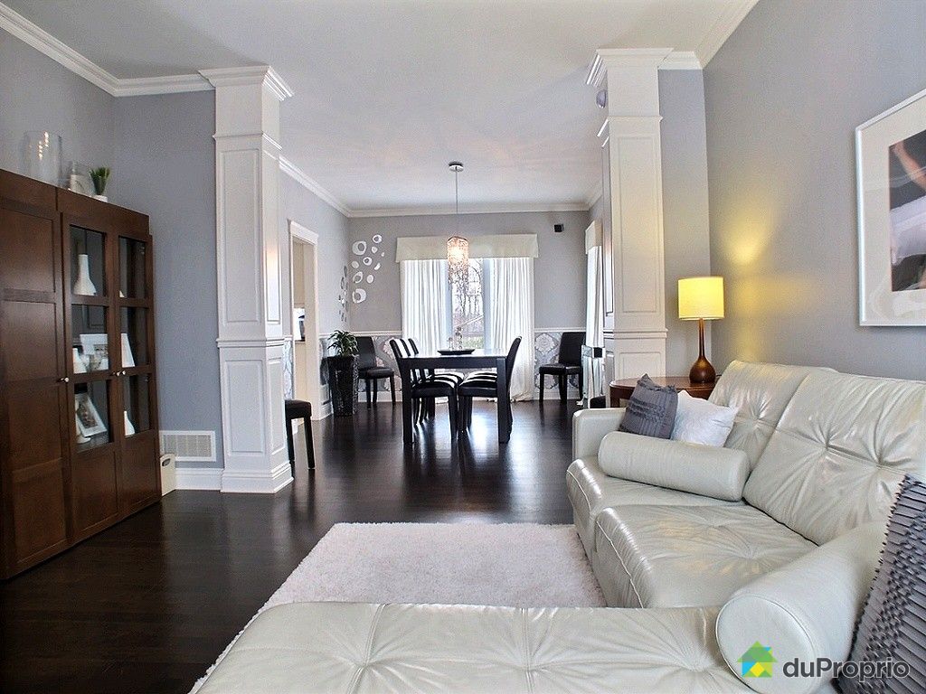 Meuble salle a manger blanc et gris: salle a manger complete pas ...