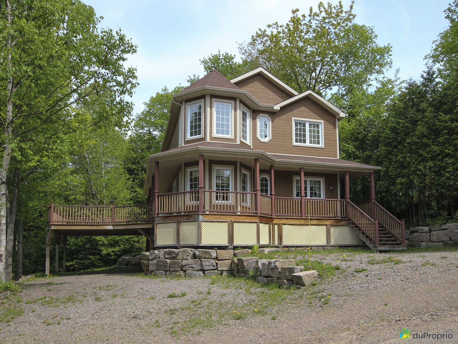 Chalet à vendre StFaustinLacCarré, 1317 rue des Neiges, immobilier