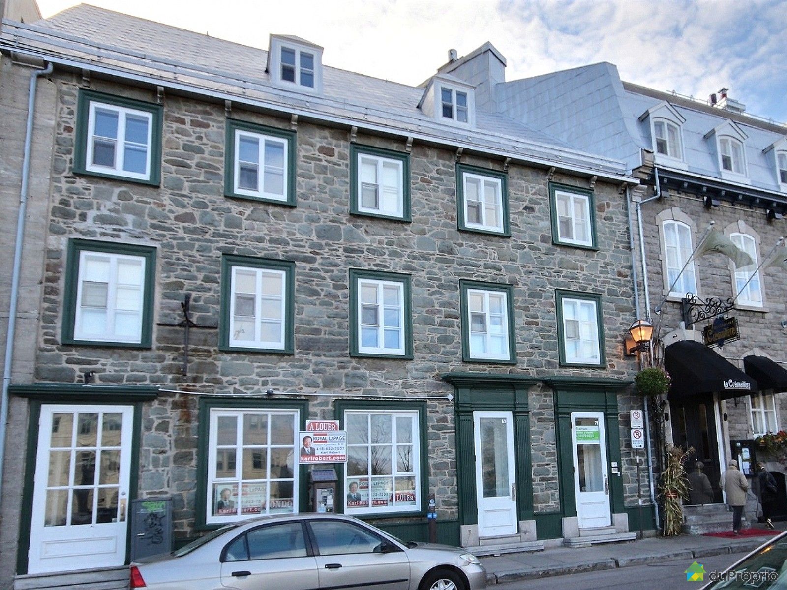 Condo vendu VieuxQuébec, immobilier Québec DuProprio 521088