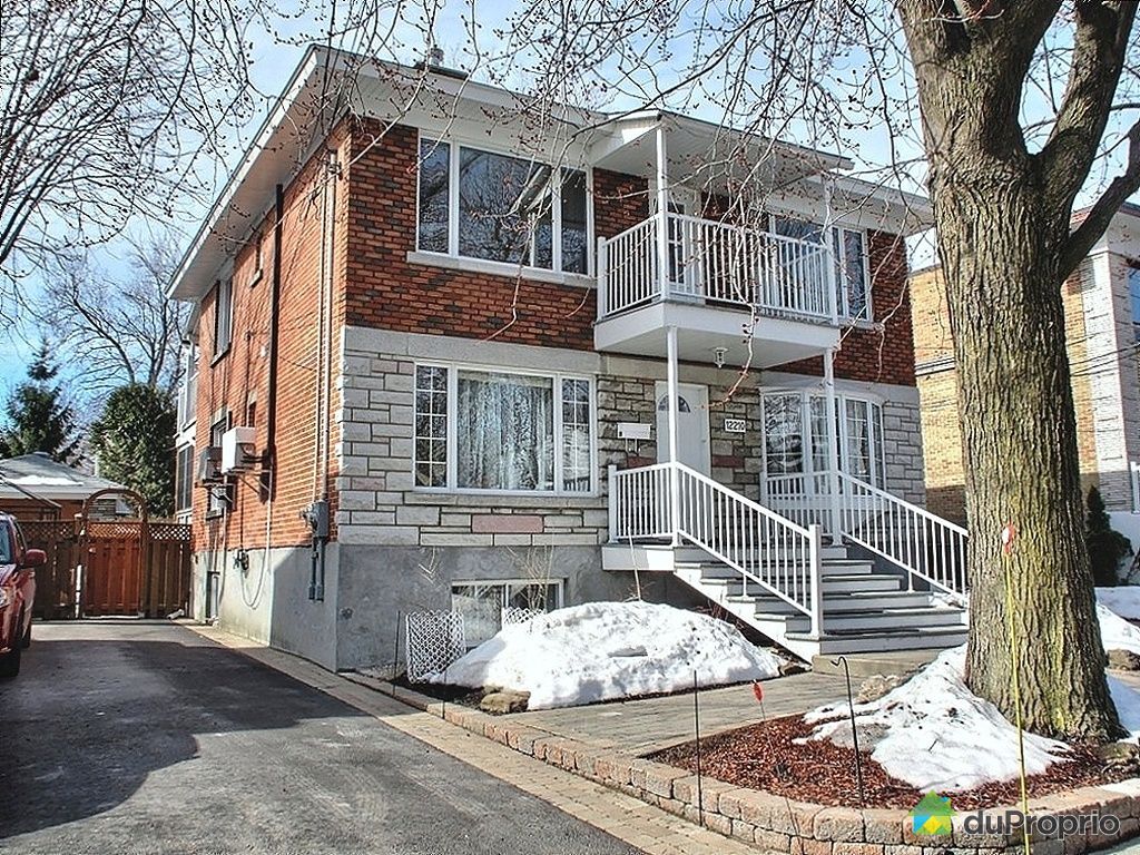 Duplex vendu Montréal, immobilier Québec DuProprio 412197