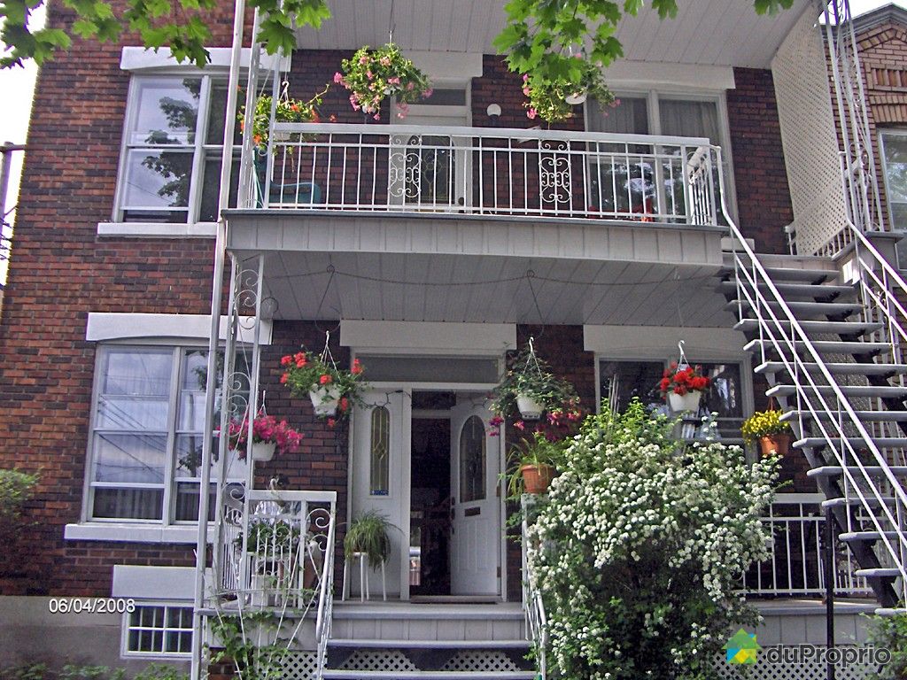 Duplex vendu Montréal, immobilier Québec DuProprio 399365