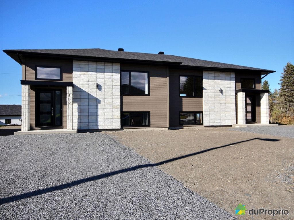 Jumelé neuf à vendre Rimouski, 69 rue des Flandres, immobilier Québec