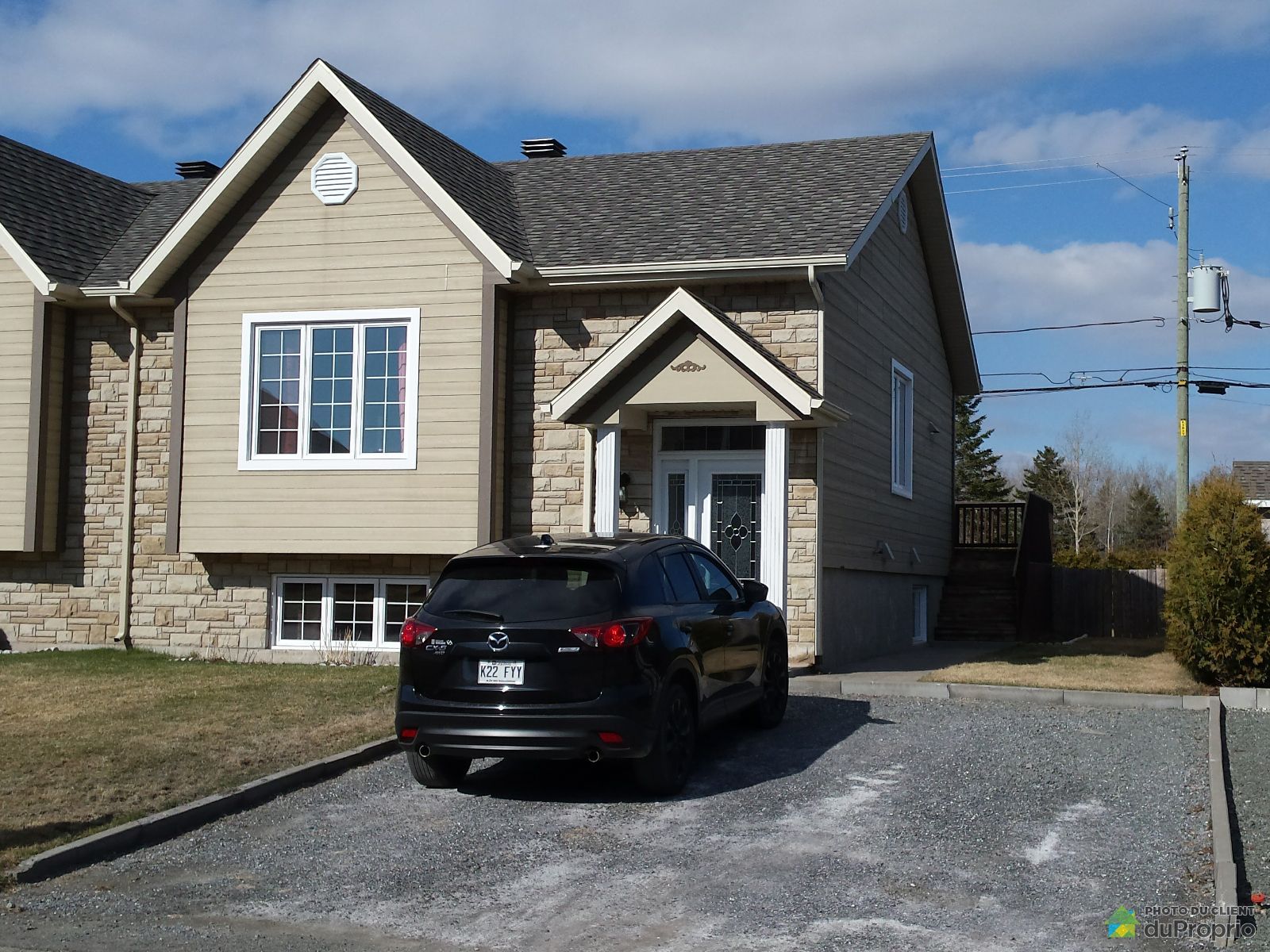 Jumelé à vendre RivièreDuLoup, 53 rue Beaulieu, immobilier Québec