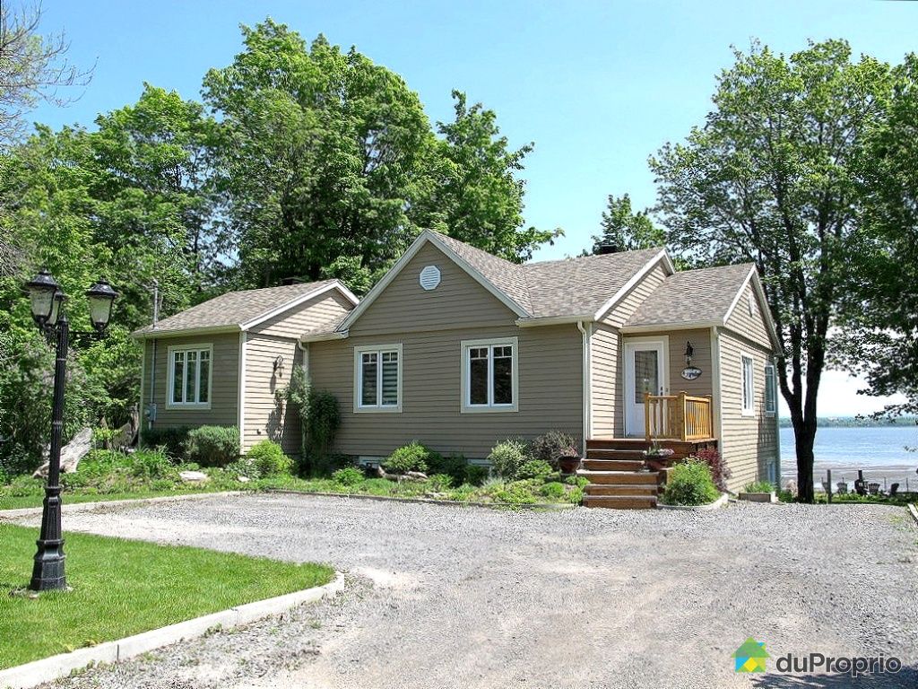 Bungalow Surélevé vendu Ile d'Orleans StJean, immobilier Québec