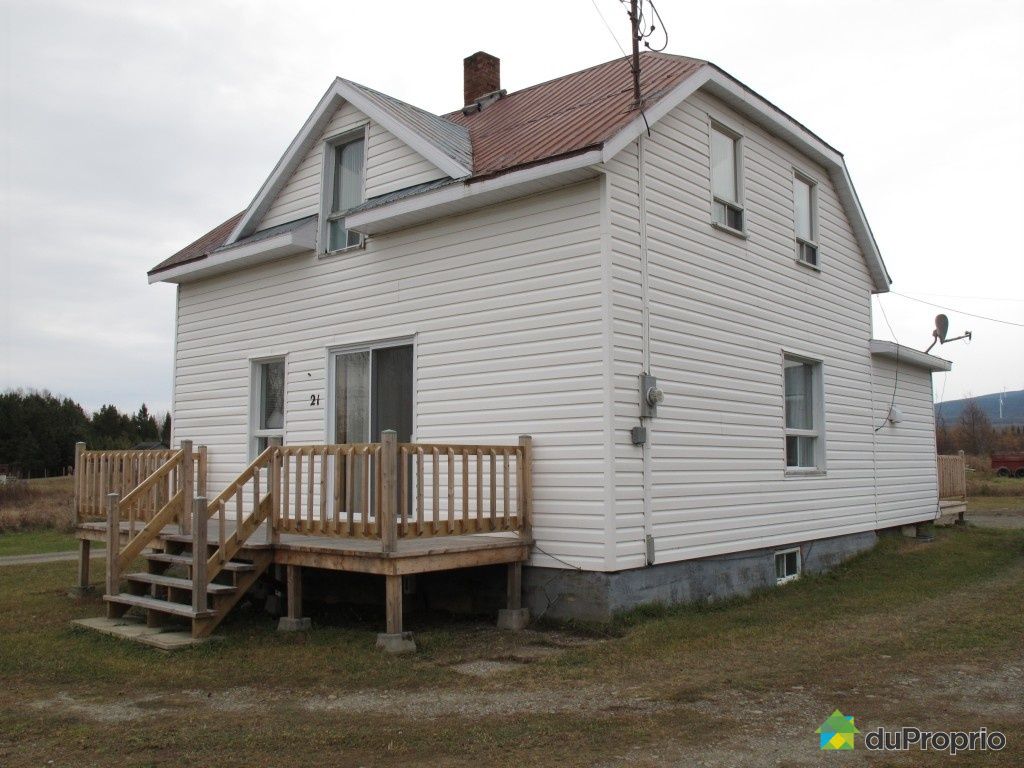 Maison à vendre La Redemption, 21 rang 2e, immobilier Québec