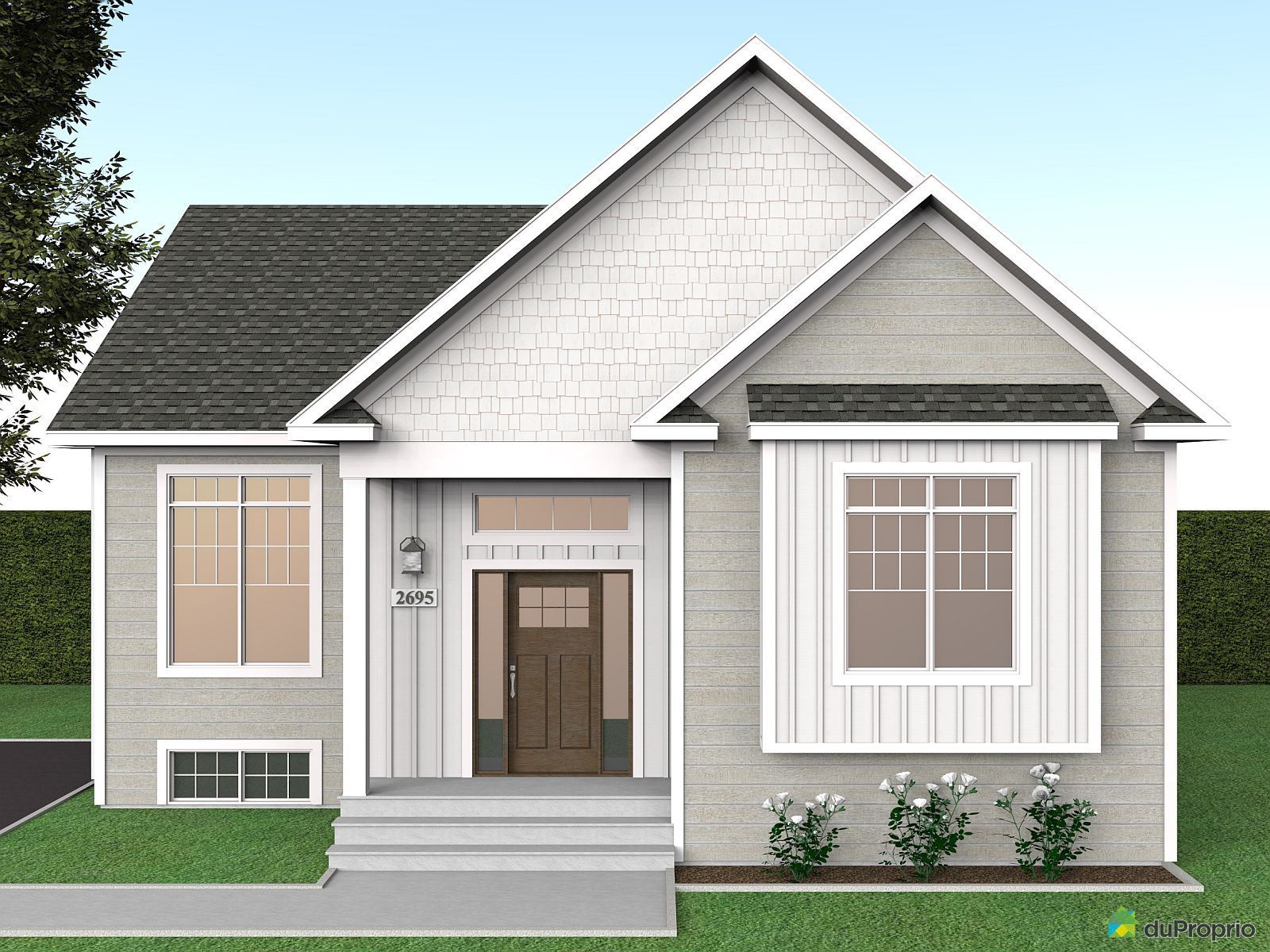 Maison neuve à vendre Drummondville, 2695, rue CamilleDreyfus, immobilier Québec DuProprio