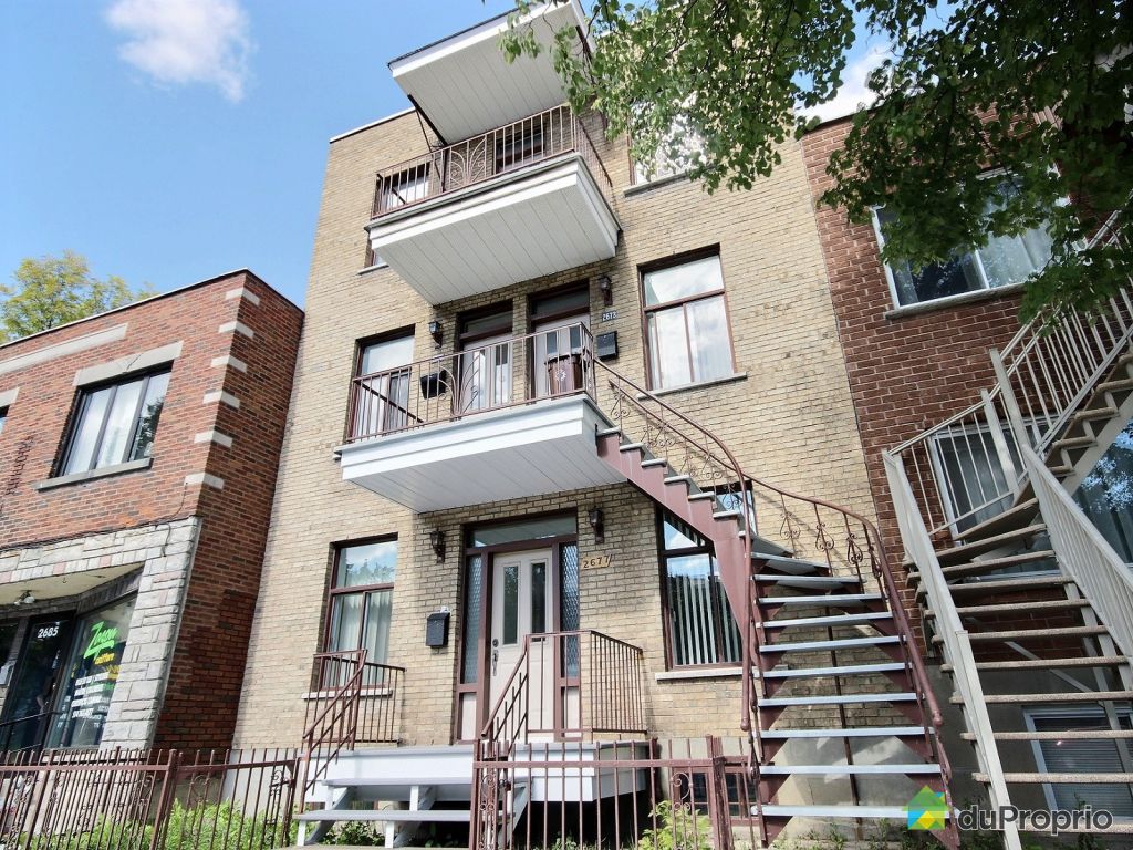 Triplex vendu Montréal, immobilier Québec DuProprio 550390