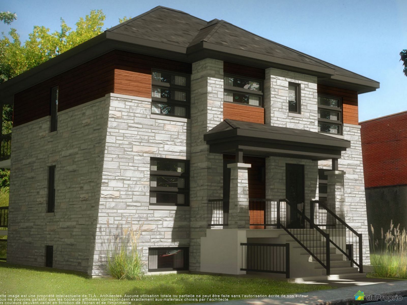 Newlybuilt Triplex for sale in Montreal, 10825 avenue des Laurentides
