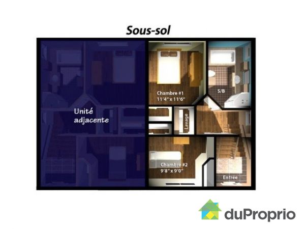 Plan - Sous-sol