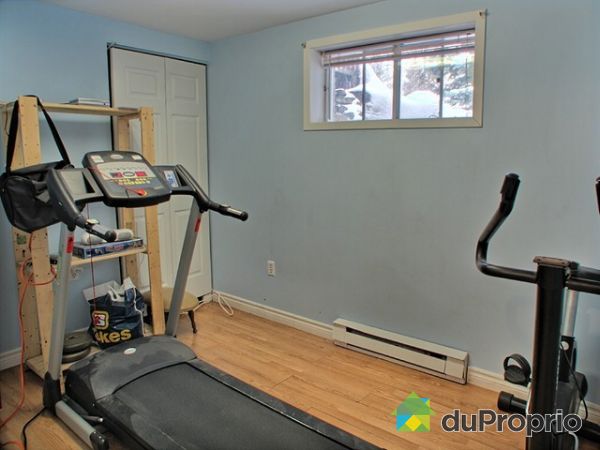 Salle d'entra&icirc;nement - Chambre transform&eacute;e en salle d'entrainement