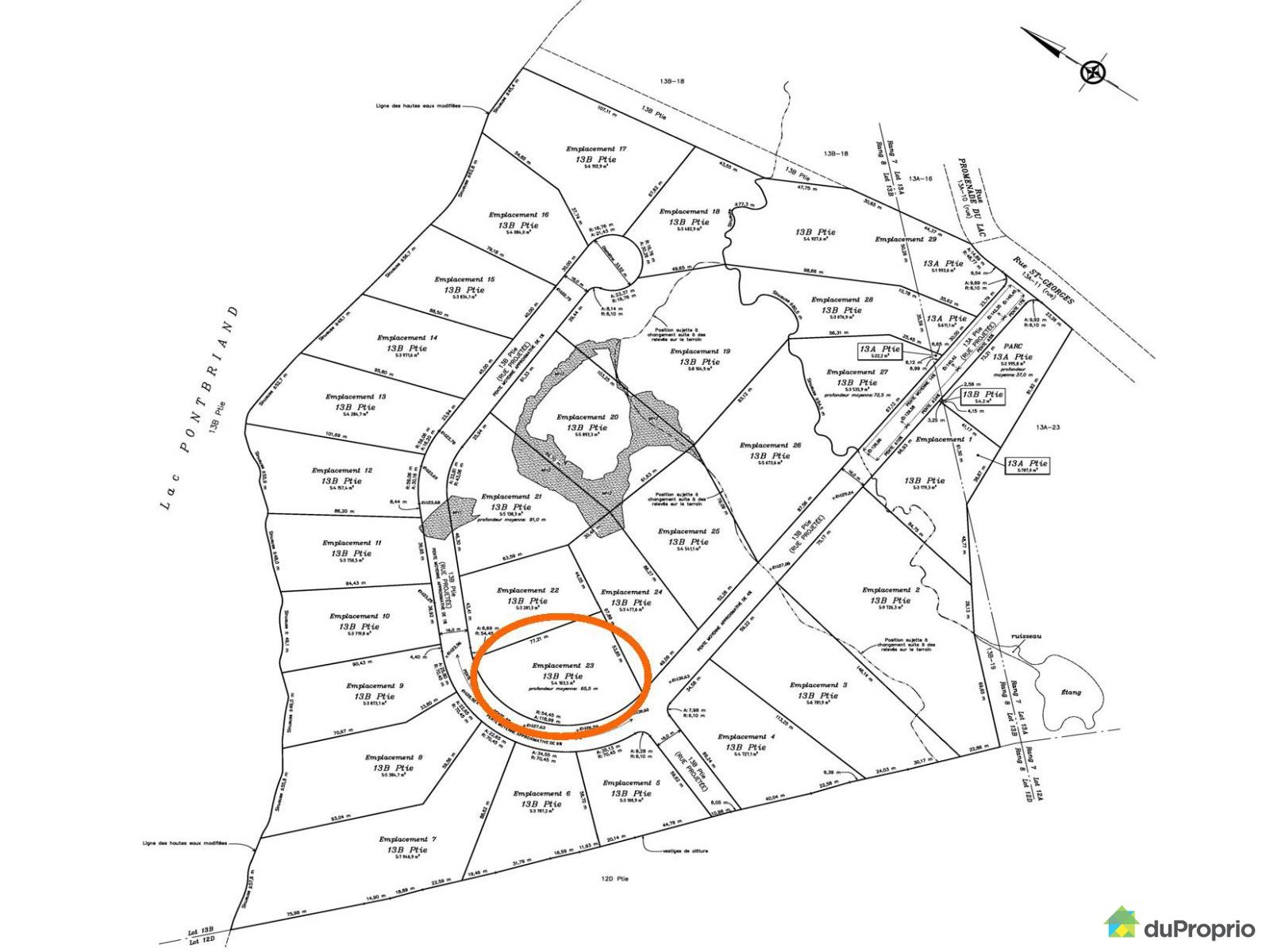 Terrain résidentiel for sale in Rawdon, 7035 croissant du Lac