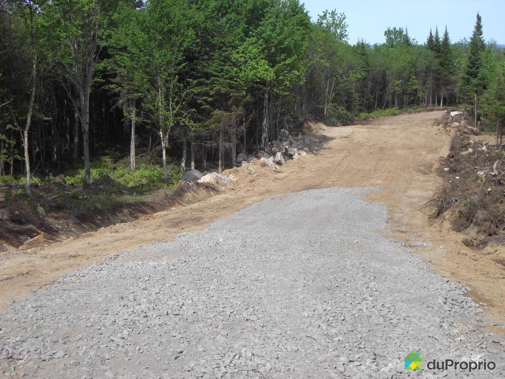 Terrain résidentiel vendu SteChristineD'Auvergne, immobilier Québec