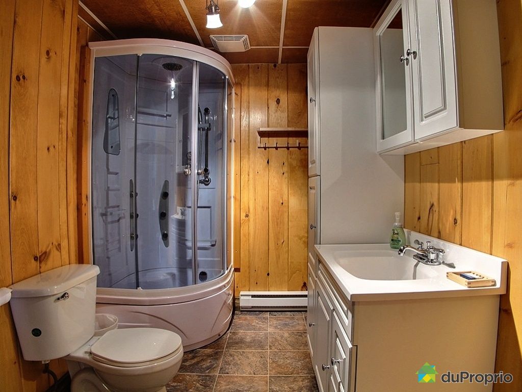 Salle de bain style montagne: ambiance chalet : la déco a du ...