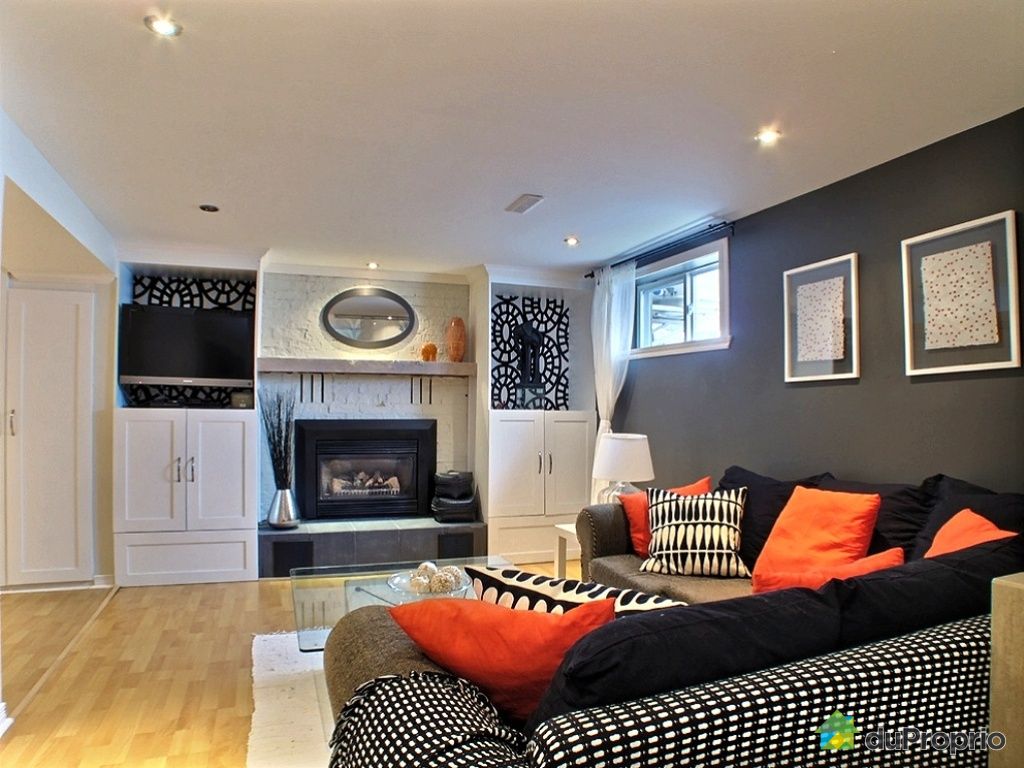 Deco salon gris blanc jaune: inspiration deco gris noirs ...