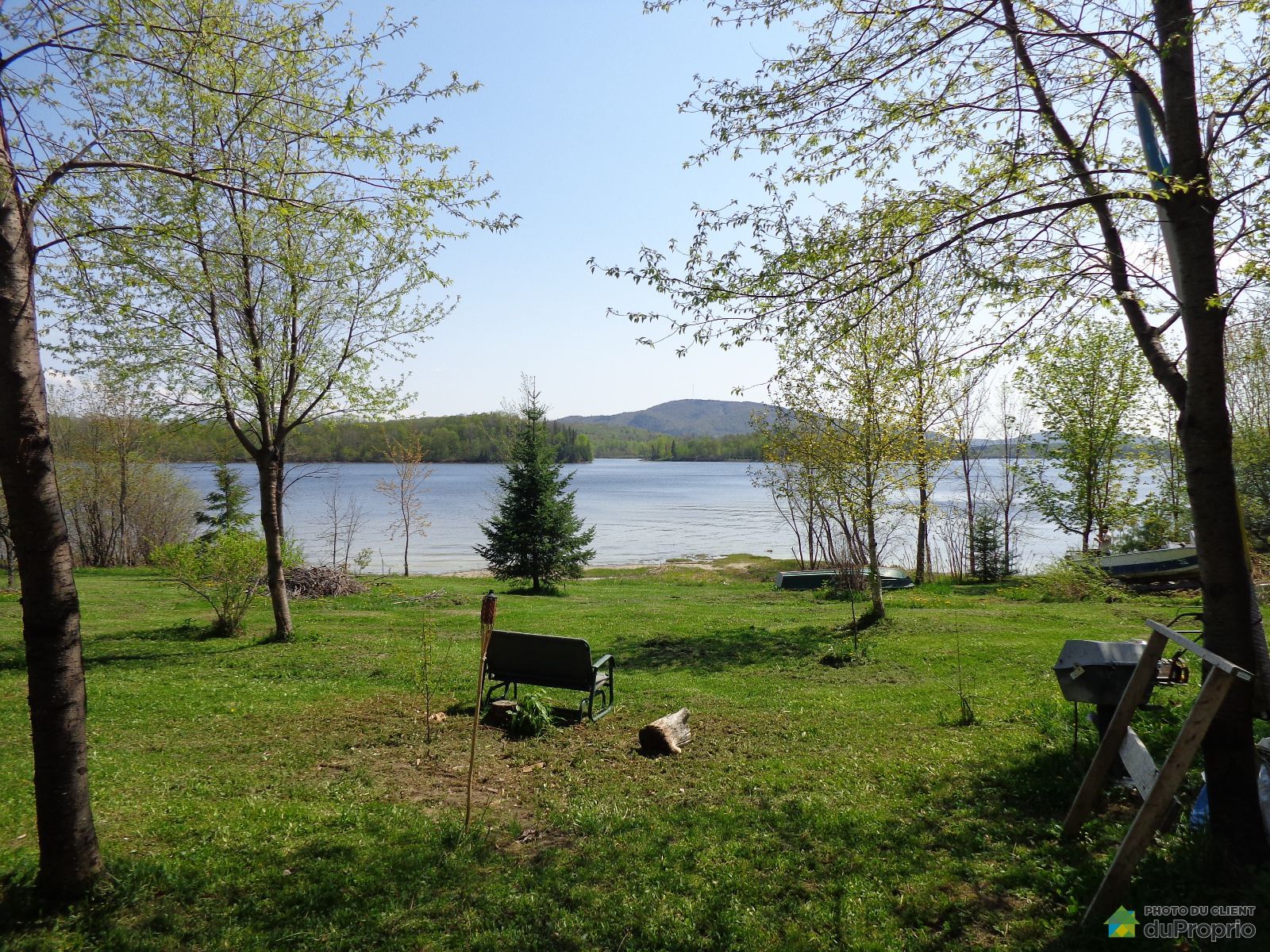 Terrain résidentiel à vendre NotreDamedePontmain, 74 chemin Ladouceur, immobilier Québec