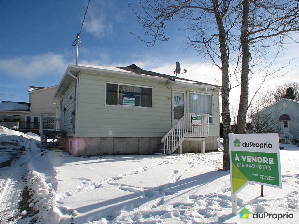 169, rue Ethier, Maniwaki à vendre DuProprio
