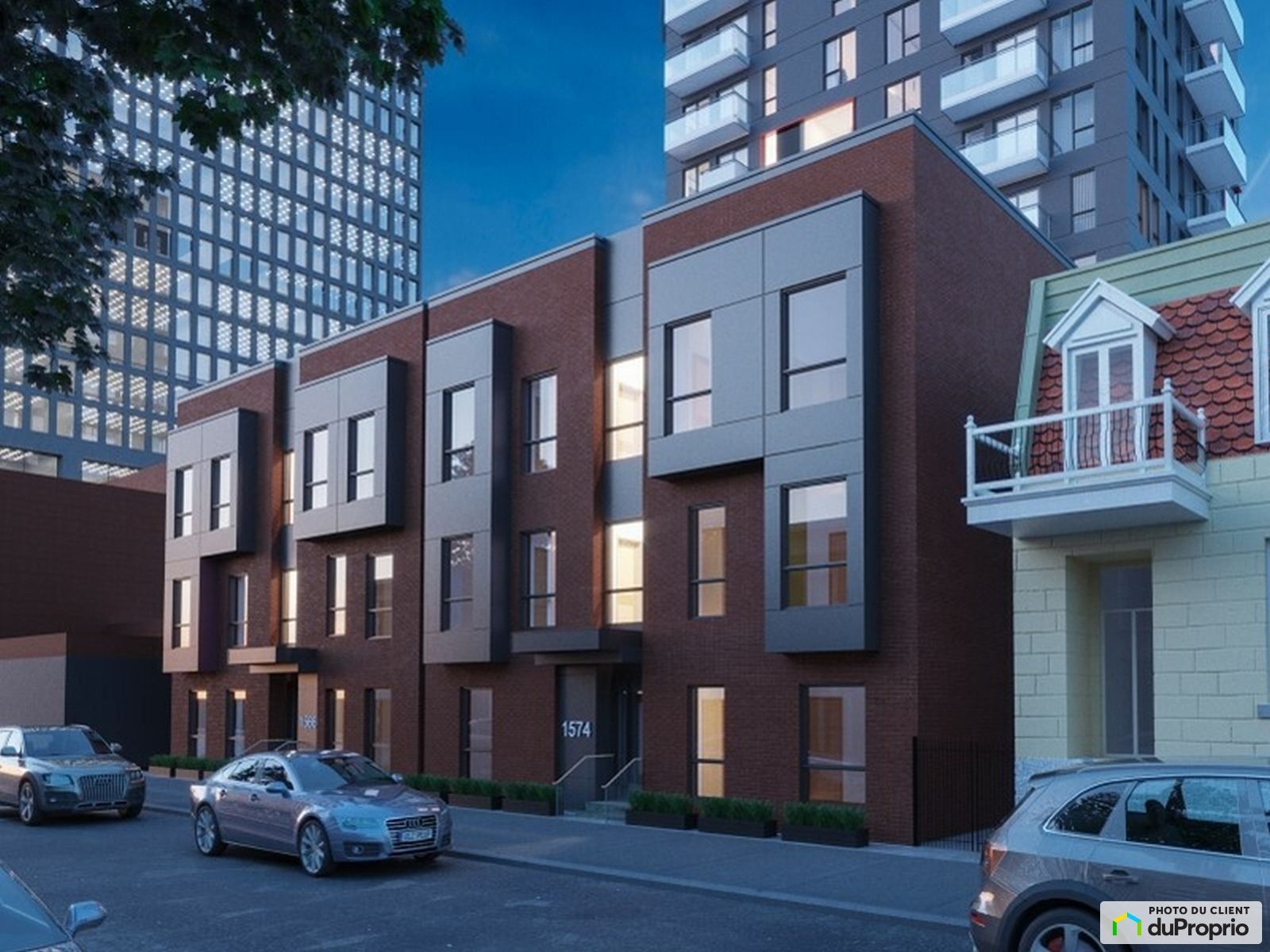 21031569 Rue SaintHubert Le Zénith Unité Penthouse 4½, Ville