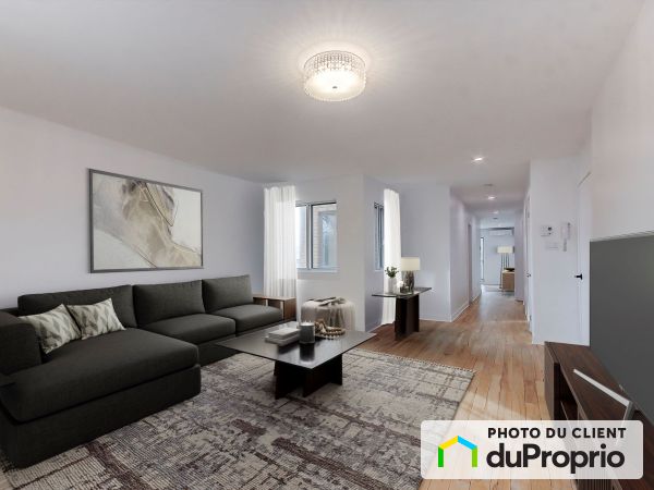 Apartment Living Room - 03-2554 rue Paul Pau, Mercier / Hochelaga / Maisonneuve for rent