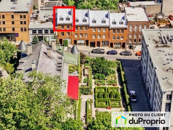 Vue aérienne - 201-437, Rue Saint-Claude, Ville-Marie (Centre-Ville et Vieux-Montréal) à louer