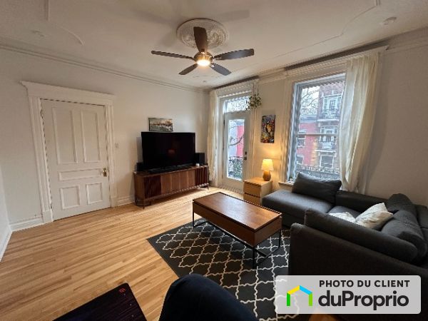 Apartment Living Room - 4461 avenue Henri-Julien, Le Plateau-Mont-Royal for rent