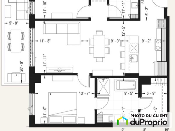 1306-560 Rue fleur de lys, Vanier for rent