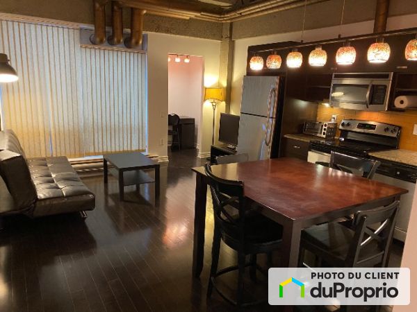 Salon / Salle à manger - 127-1200, rue St. Alexandre, Ville-Marie (Centre-Ville et Vieux-Montréal) à louer