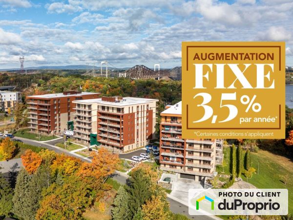 Apartment - 102-1041 Rue de l'École, St-Romuald for rent