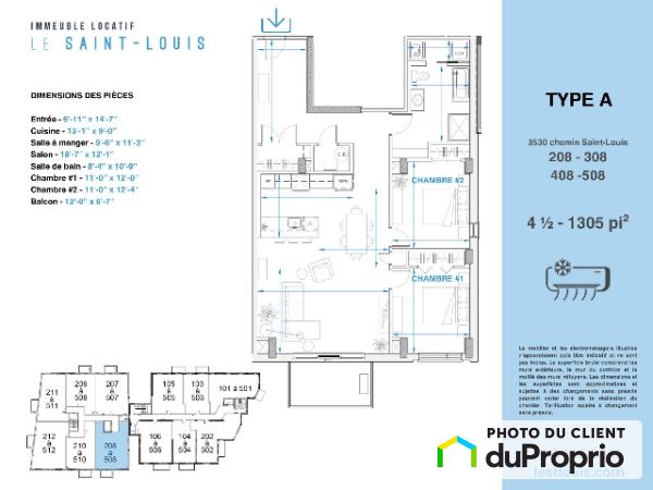 308-3530 Chemin Saint-Louis, Ste-Foy for rent