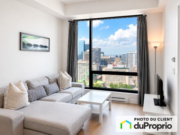 Apartment Living Room - 1288 av. des Canadiens-de-Montréal, Ville-Marie (Centre-Ville et Vieux-Montréal) for rent