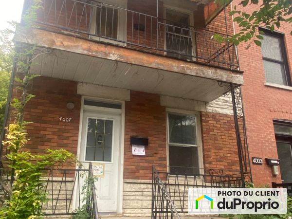 4007, rue Gertrude, Verdun à louer