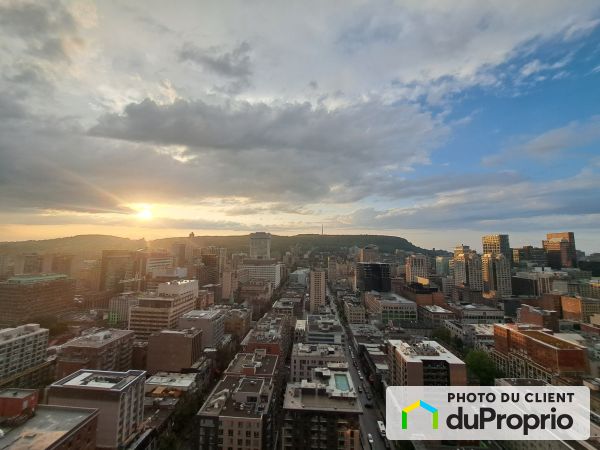 Balcony - 1555 boulevard René-Levesque Ouest, Ville-Marie (Centre-Ville et Vieux-Montréal) for rent