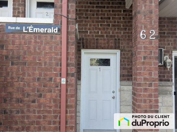 1-62 rue de l'Emerald, Gatineau (Aylmer) for rent