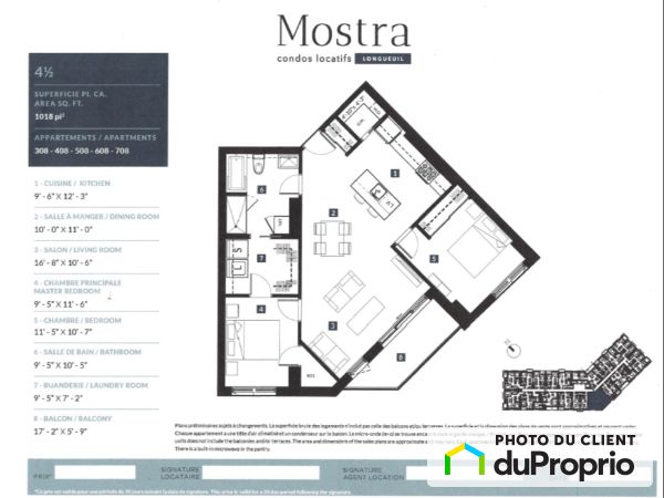 508-1225 Chemin du Tremblay, Longueuil (Vieux-Longueuil) for rent