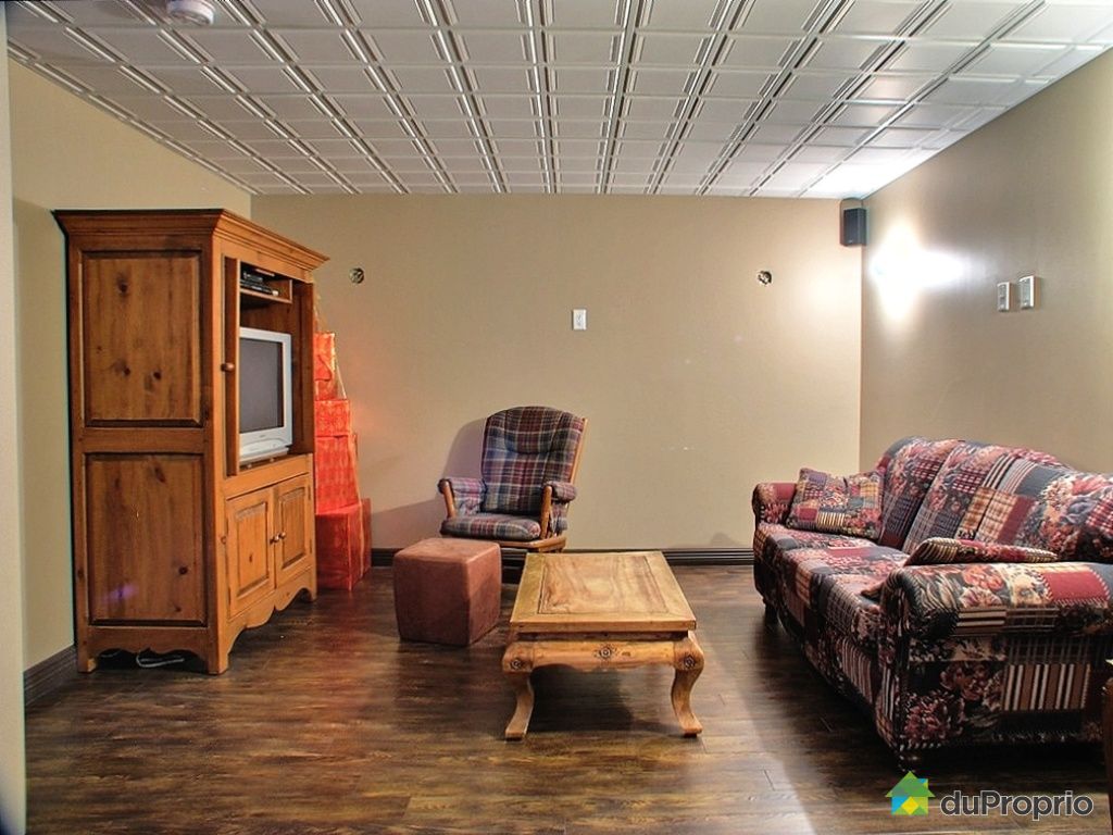 Salon du sous-sol - 595, rue du Boisé, La Pocatiere à vendre