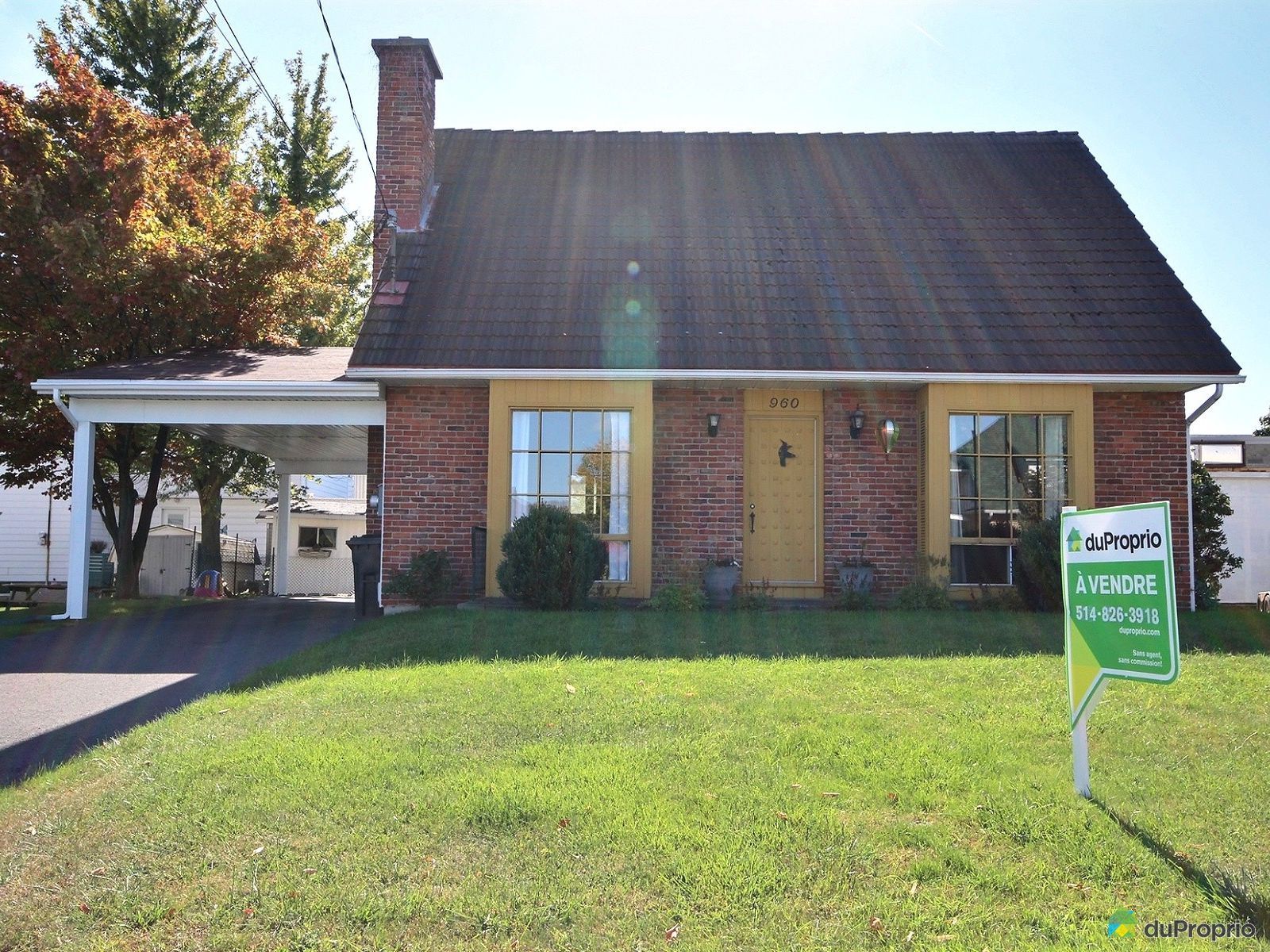 I Sold 1 1/2 Storey Marieville, Nᵒ 717608 DuProprio