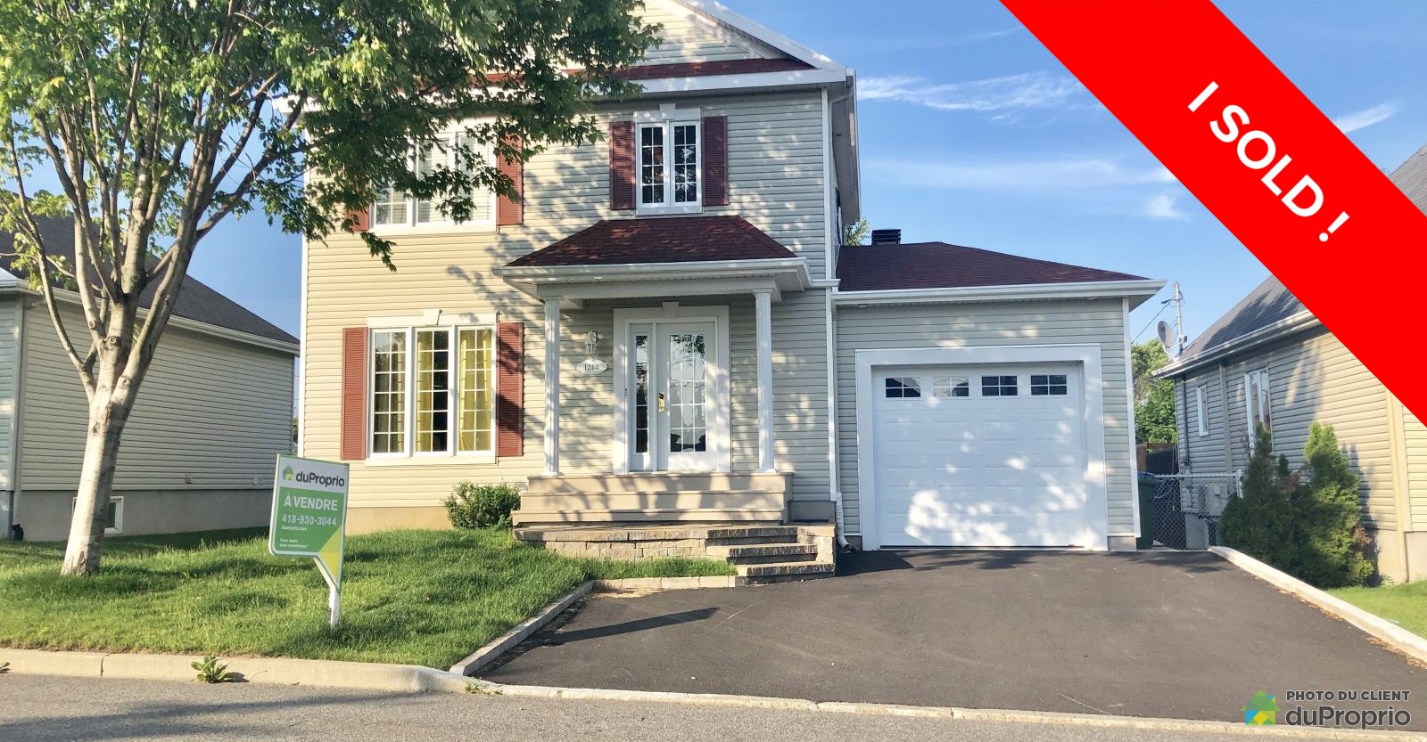 LacStCharles I sold! DuProprio