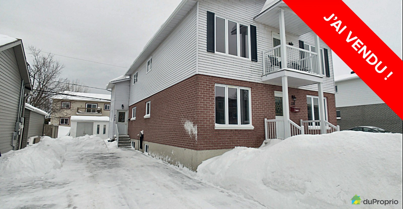 J'ai Vendu & Économisé 17 000 Duplex Granby, Nᵒ 834812 DuProprio