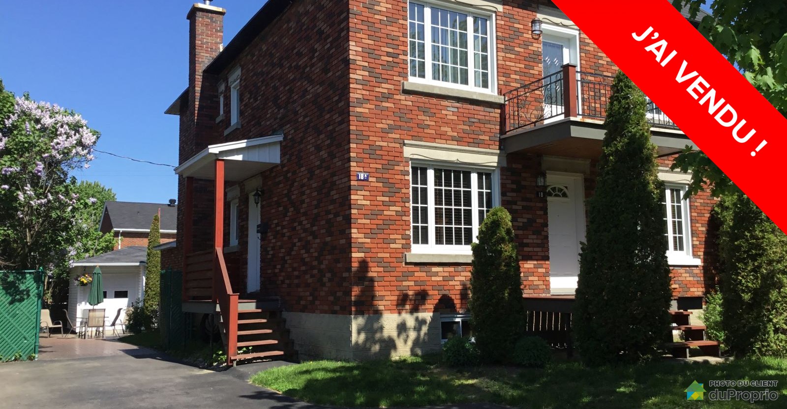 J'ai Vendu Duplex SorelTracy, Nᵒ 845128 DuProprio