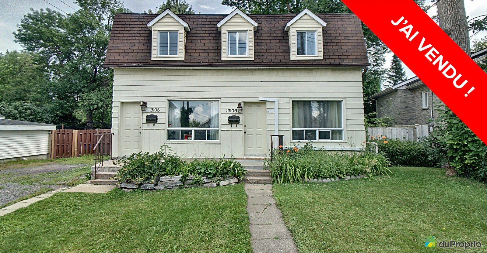 PointeAuxTrembles / MontréalEst J’ai vendu! DuProprio