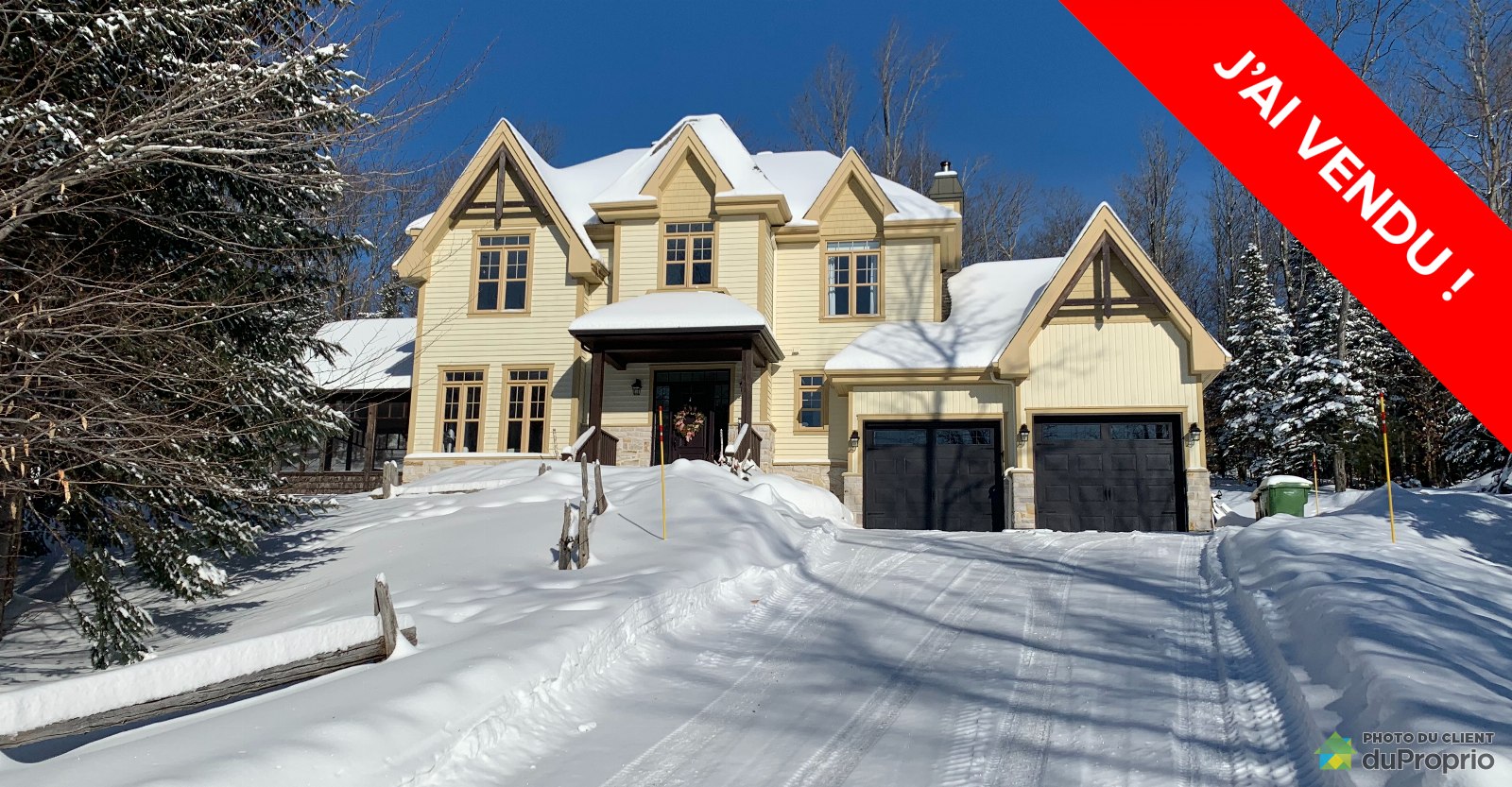 SteAgatheDesMonts J’ai vendu! DuProprio