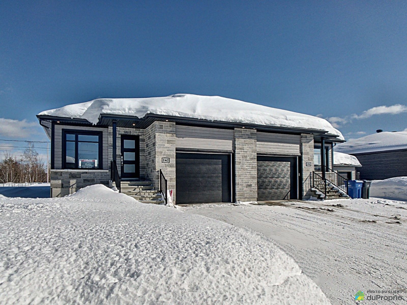 Maison modèle à visiter 242 avenue des Dalles Par B2G2 Construction