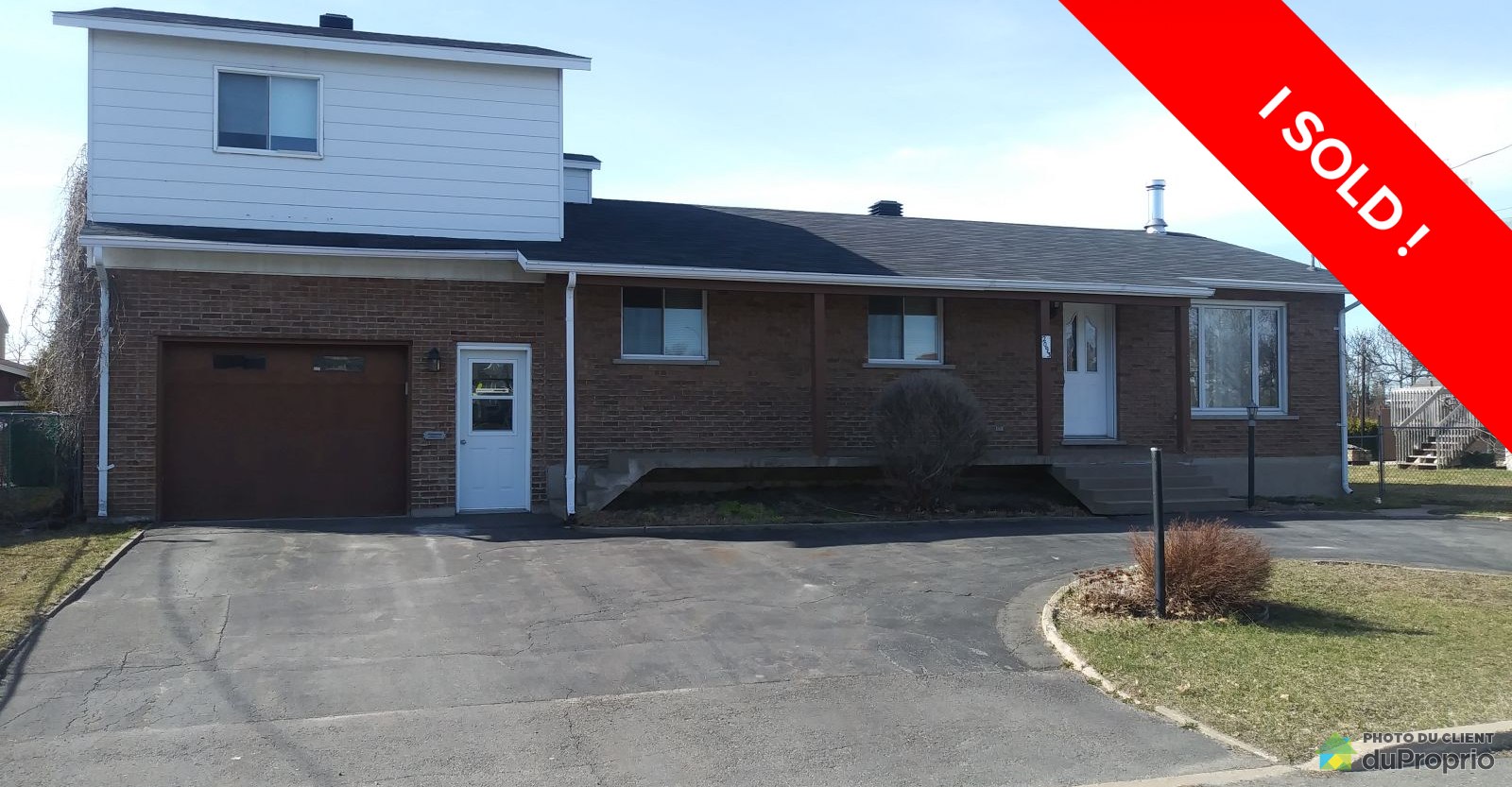 Plessisville I sold! DuProprio