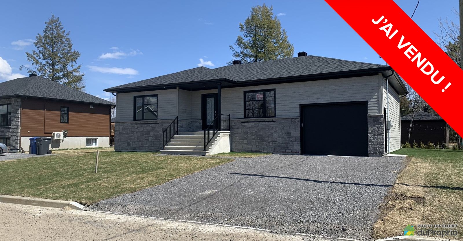 J'ai Vendu Bungalow neuf Shawinigan (ShawiniganSud), Nᵒ 899154