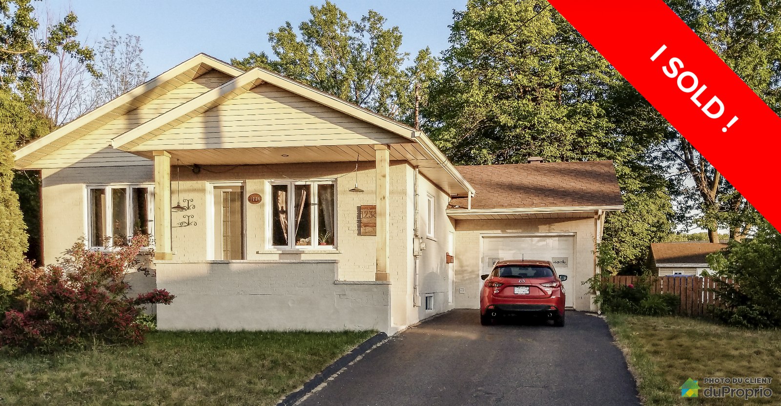 SorelTracy I sold! DuProprio