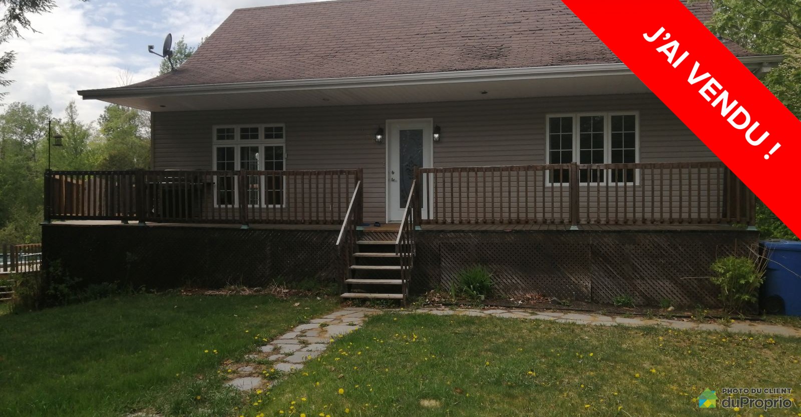 J'ai Vendu Maison 2 étages Shawinigan (StGerardDesLaurentides