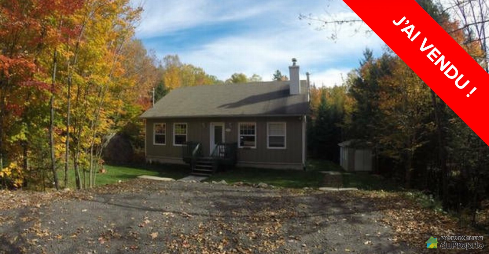 MorinHeights J’ai vendu! DuProprio