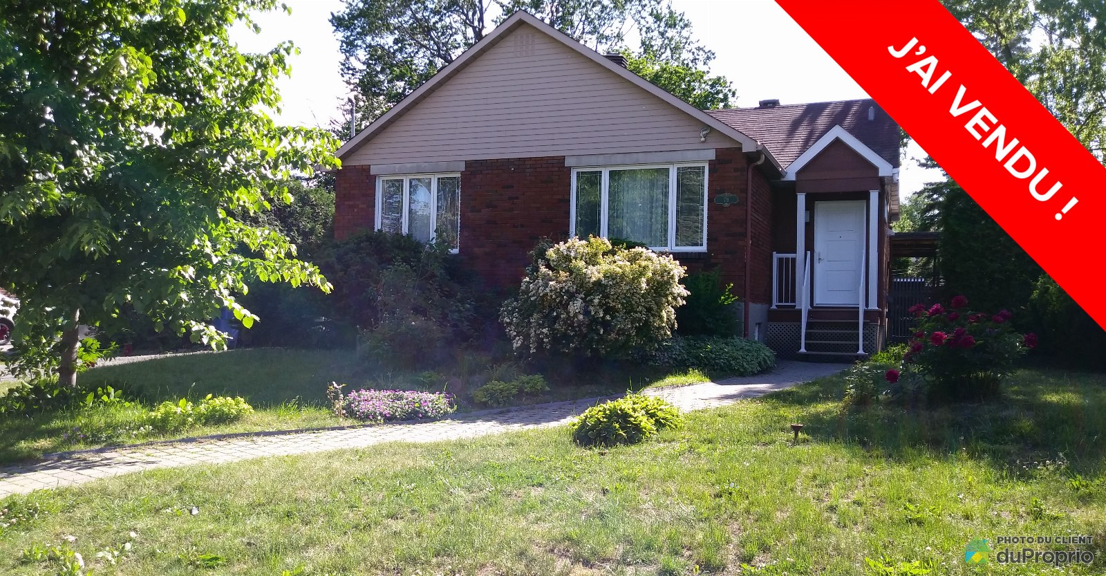 PointeClaire J’ai vendu! DuProprio