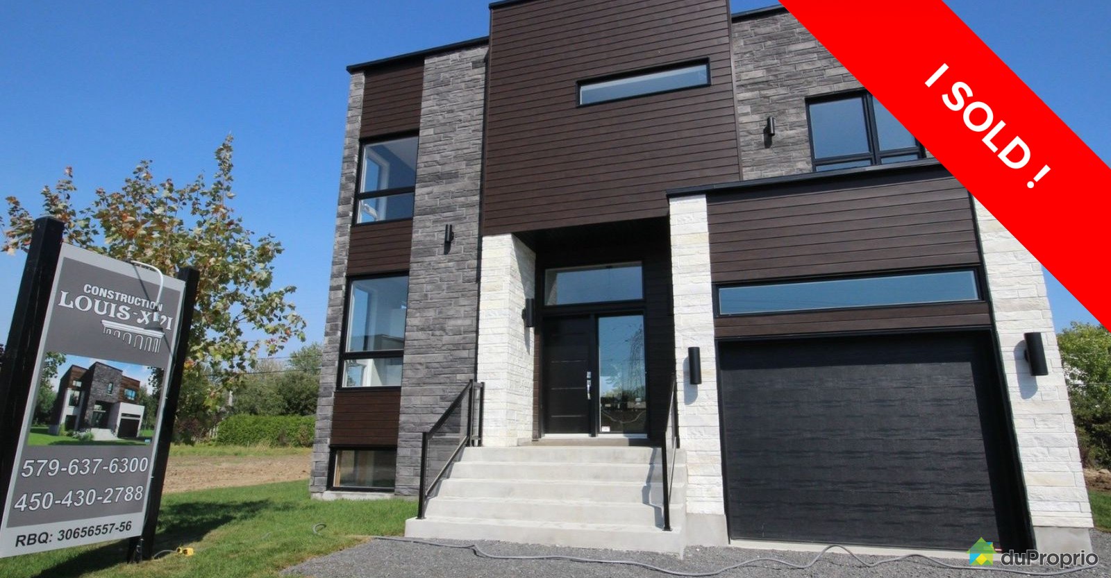 Boisbriand I sold! DuProprio