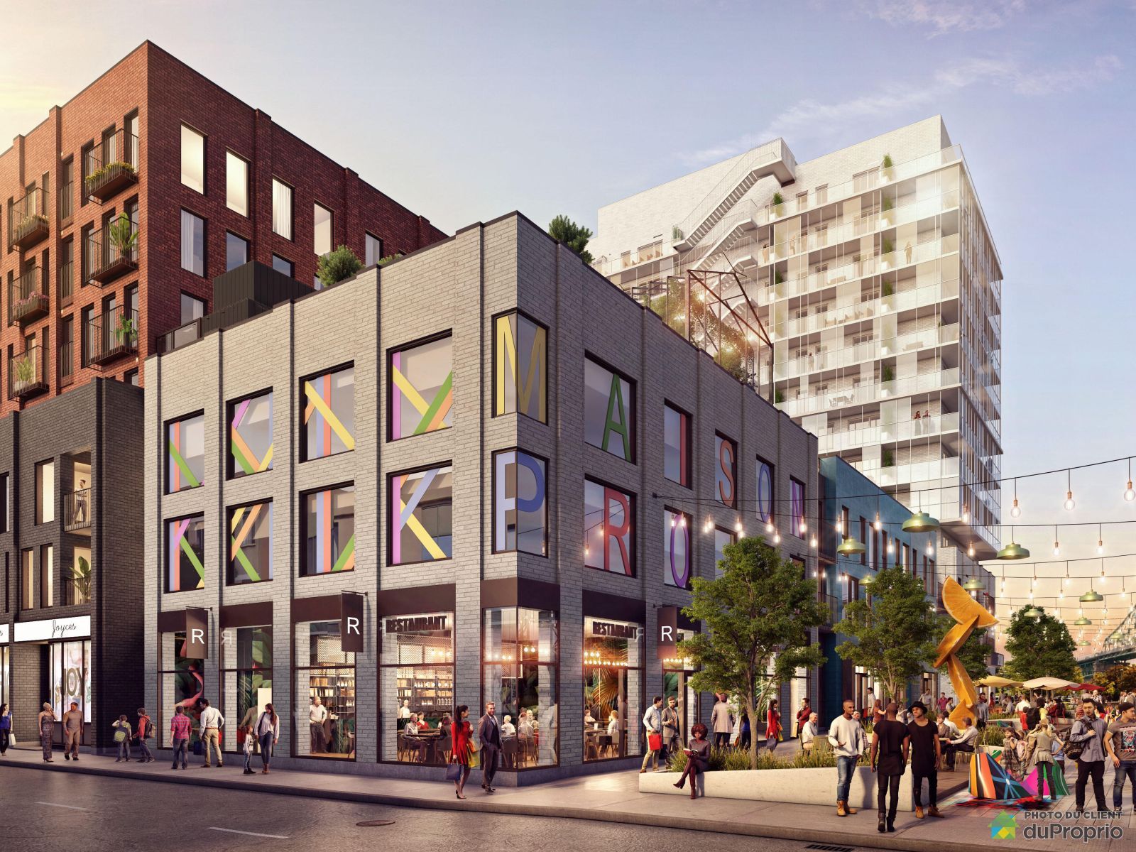 Esplanade Cartier condo 1 chambre par Prével, VilleMarie (Centre